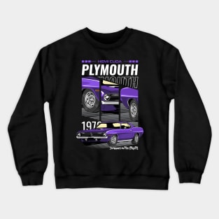 1970 Hemi Cuda Classic Car Crewneck Sweatshirt